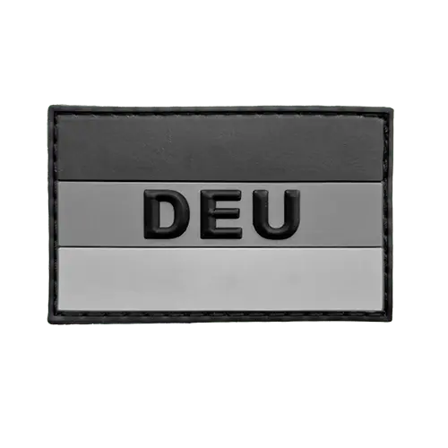 Deutsche-Flagge-patch-grau-pvc-polizei-gsg9-bundeswehr-Militar Deutsche Flagge patch grau pvc polizei gsg9 bundeswehr Militar