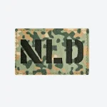 nfp camouflage nld embleem patch defensie landmacht met klittenband nederland patch