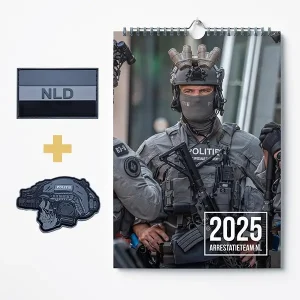arrestatieteam nl kalender 2025 dsi politie marsof scheurkalender a4 arrestatieteamnieuws