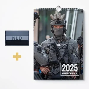 arrestatieteam nl kalender 2025 dsi politie marsof scheurkalender a4 arrestatieteamnieuws