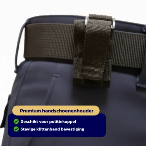 handschoenen houder voor politie koppel riem