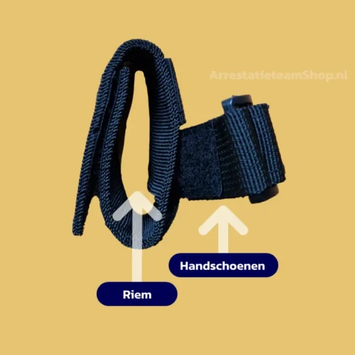 handschoenen houder voor politie koppel riem